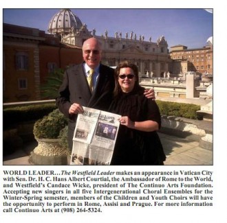 Dr's Courtial, Wicke & the Westfield Leader in Vatican City